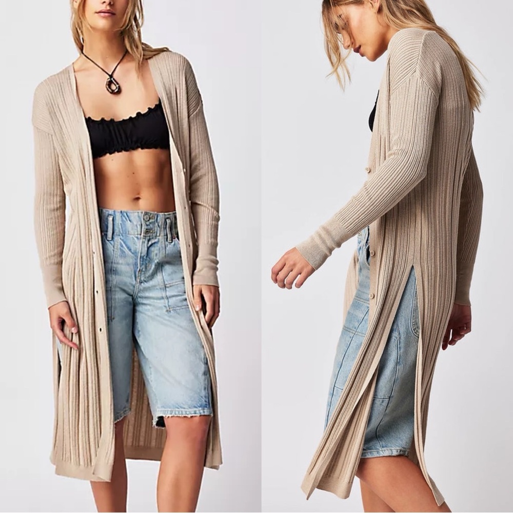 Free People Skyline Maxi Cardigan